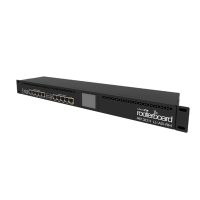 RB3011UiAS-RM 1GB RAM ডেটাকম পোর্ট 10 2x1.4GHz CPU-তে PoE আউট সুইচ করে