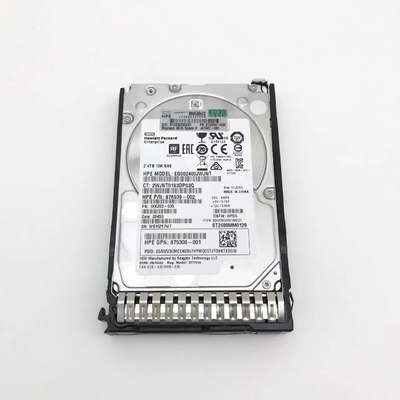 মূল 881457-B21 HPE 2.4TB SAS 12G Enterprise 10K SFF SC 512e DS HDD 881507-001 HPE সার্ভার G8/G9/G10 এর জন্য