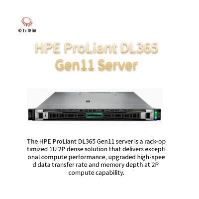 HPE ProLiant DL365 Gen11 সার্ভার 1U 2P ডেন্স সলিউশন স্কেলেবল সার্ভার ক্রমবর্ধমান ব্যবসার জন্য