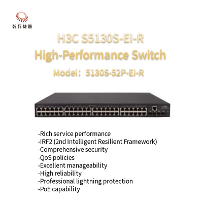 H3C S5130S-EI-R 5130S-52P-EI-R Next-Generation High-Performance Gigabit Ethernet Switch
