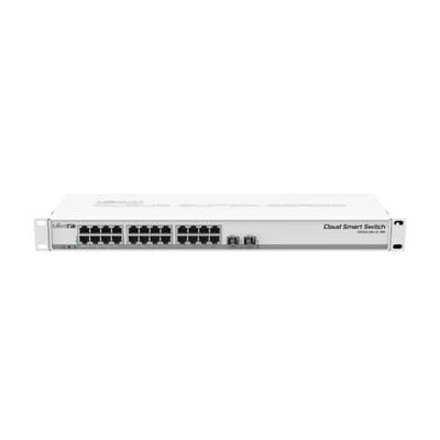 দুটি SFP+ পোর্ট ডেটাকম সুইচ SwOS চালিত 24 পোর্ট গিগাবিট ইথারনেট সুইচ