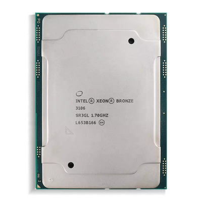 11M ক্যাশে ইন্টেল Xeon ব্রোঞ্জ 3106 প্রসেসর 1.70 GHz 8 কোর