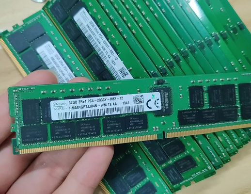 Hynix 64GB সার্ভার মেমরি RAM ডুয়াল র‍্যাঙ্ক x4 DDR4-3200 মেমরি REG RDIMM ECC
