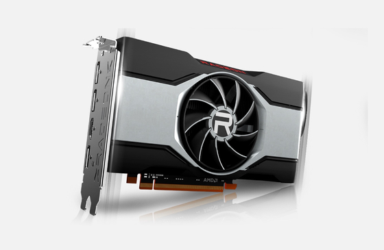 AMD Radeon RX 6400 Geforce গ্রাফিক কার্ড 16 Gbps 64 Bit AMD RX 6000 সিরিজ