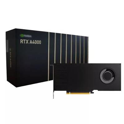 NVIDIA RTX A4000 রে ট্রেসিং গ্রাফিক্স কার্ড 16GB GDDR6 256 বিট 448GB/S একক স্লট GPU