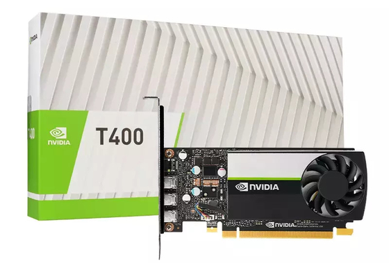NVIDIA T400 4GB 2GB GDDR6 Geforce গ্রাফিক কার্ড থ্রি মিনি ডিসপ্লে পোর্ট