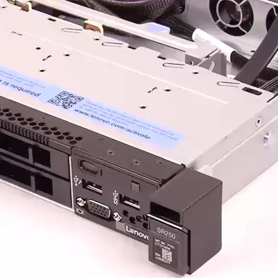 ThinkSystem SR250 V2 4SFF র্যাক স্টোরেজ সার্ভার Intel Xeon E-2378G প্রসেসর