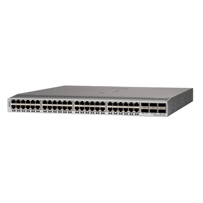 N9K-C93108TC-FX3P কোর সিসকো সুইচ 10 গিগাবাইট ইথারনেট 1RU 2.16 টিবিপিএস 6x40/100G QSFP28 পোর্ট
