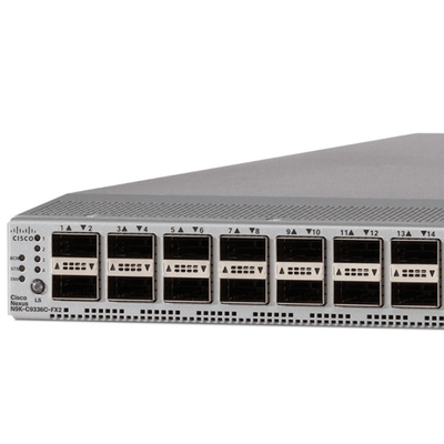 সিসকো N9K-C9336C-FX2 ডেটা সেন্টার সুইচ 1RU 36p 40G/100G QSFP28 10 গিগাবাইট RJ-45 128GB