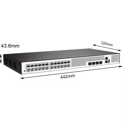 S5735S-L24T4X-A1 24 10/100/1000BASE-T ইথারনেট পোর্ট 4 10 গিগাবাইট SFP+ এসি পাওয়ার সাপ্লাই অ্যাক্সেস সুইচ