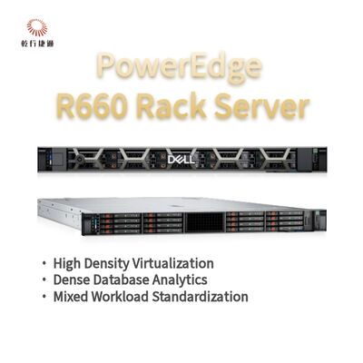 Dell PowerEdge R660 র্যাক সার্ভার, ফ্ল্যাশ স্টোরেজ সিস্টেম, এক্সন সিপিইউ সার্ভার, কাস্টম স্টোরেজ সার্ভার
