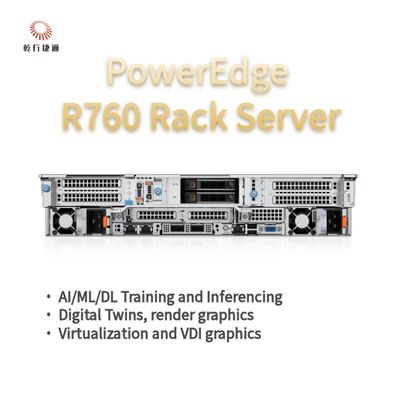 Dell PowerEdge R760 रैक सर्वर मॉडल, फ्लैश स्टोरेज सिस्टम, ज़ीऑन सीपीयू सर्वर