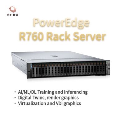 Dell PowerEdge R760 रैक सर्वर मॉडल, फ्लैश स्टोरेज सिस्टम, ज़ीऑन सीपीयू सर्वर