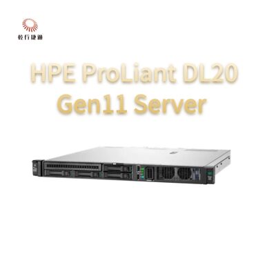 HPE ProLiant DL20 Gen11 র্যাক সার্ভার,ফ্ল্যাশ স্টোরেজ সিস্টেম,1U র্যাকমাউন্ট সার্ভার বিক্রয়