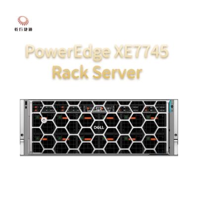 PowerEdge XE7745 র্যাক সার্ভার নমনীয় এআই ত্বরণ PowerEdge XE7745 অনুমান এবং মডেল সূক্ষ্ম সমন্বয় জন্য নমনীয় বায়ু-শীতল PCIe GPU কনফিগারেশন সঙ্গে এন্টারপ্রাইজ এআই অন্তর্দৃষ্টি ক্ষমতায়ন