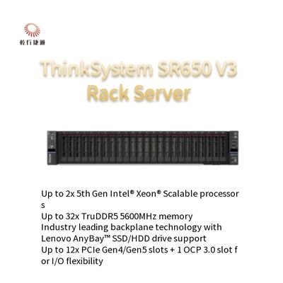 Lenovos ThinkSystem SR650 V3 2U Server | Supports Multiple Operating Systems 
