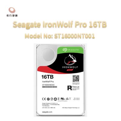 Seagate IronWolf Pro 16TB Model No: ST16000NT001
