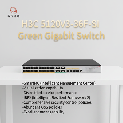 H3C S5120V3-SI গ্রিন ইন্টেলিজেন্ট গিগাবিট ইথারনেট সুইচ 5120V3-36F-SI