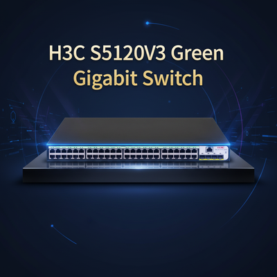 H3C S5120V3-SI গ্রিন ইন্টেলিজেন্ট গিগাবিট ইথারনেট সুইচ S5120V3-52P-PWR-LI