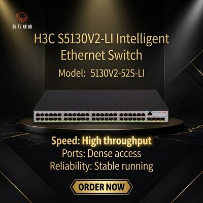 S5130V2-52S-LI H3C S5130V2-LI Green Intelligent Gigabit Ethernet Switch