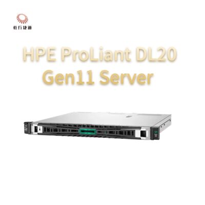 HPE ProLiant DL20 Gen11 র্যাক সার্ভার,ফ্ল্যাশ স্টোরেজ সিস্টেম,1U র্যাকমাউন্ট সার্ভার বিক্রয়